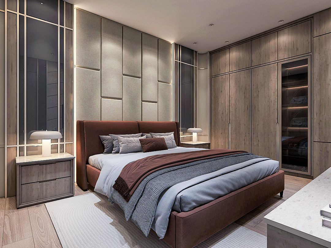 Interior Kamar Tidur Modern Luxury - Desain Interior Surabaya